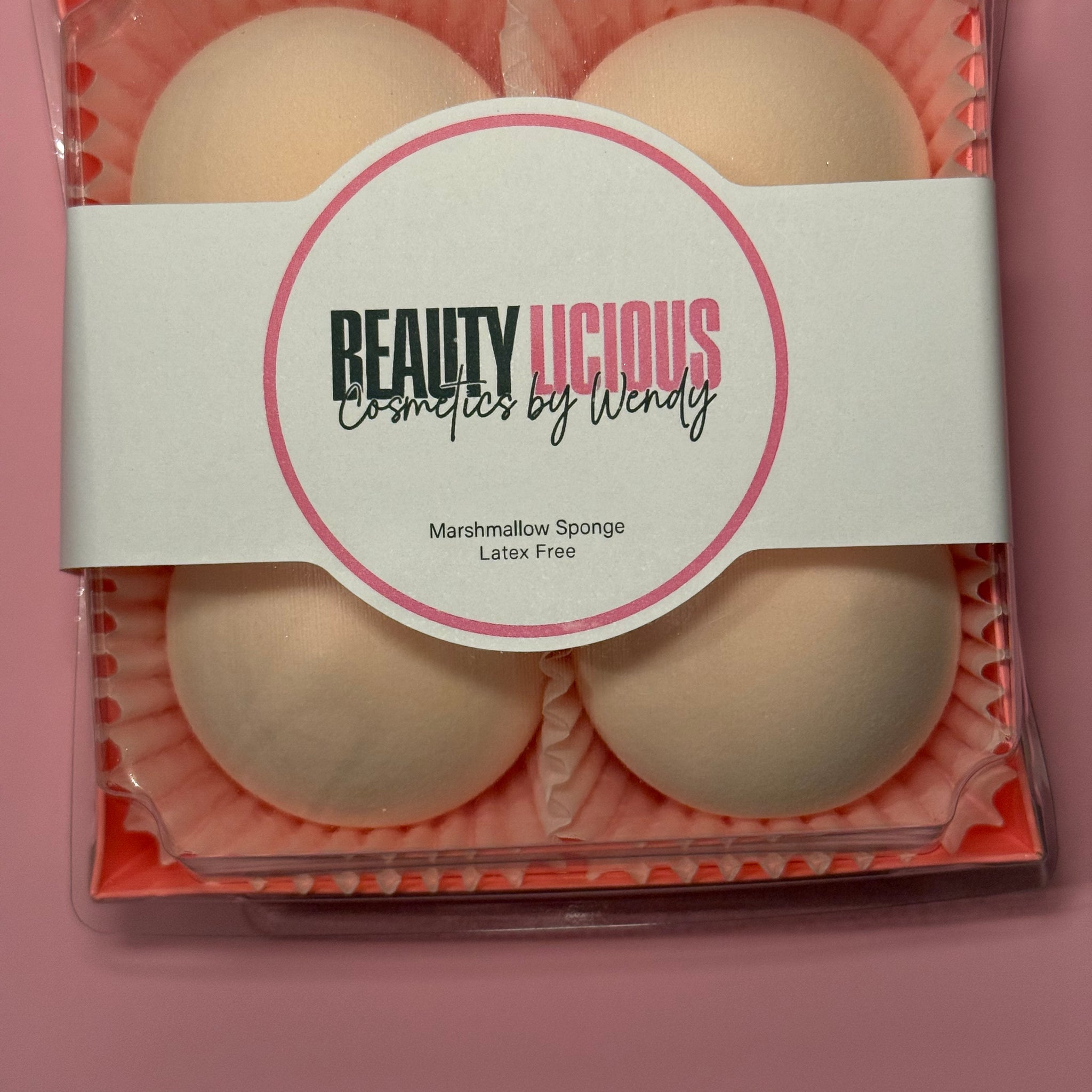 Mini Marshmallow Makeup Sponges (x4)