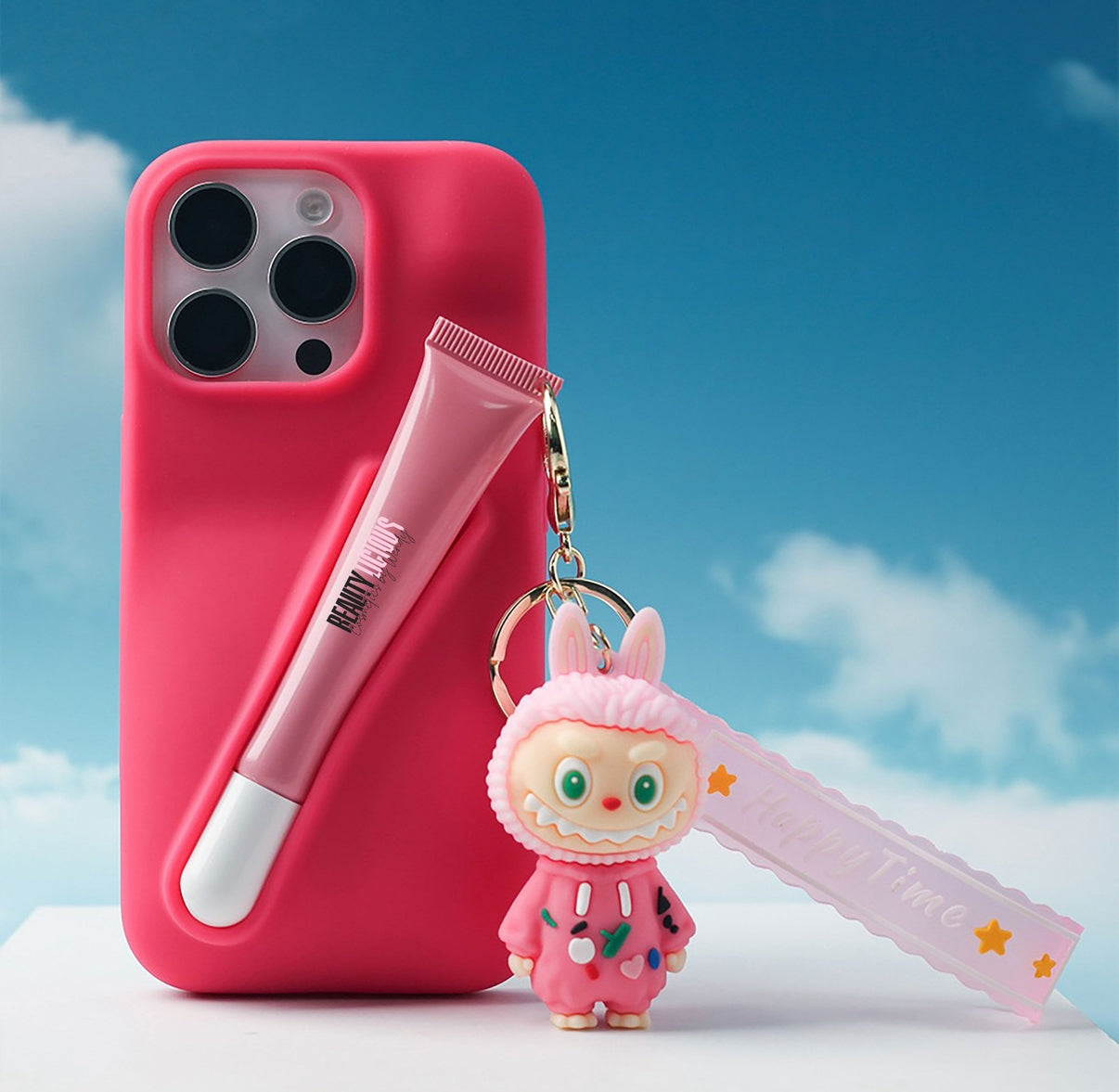 Lip Gloss with Keychain